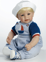 Adora Dolls Sail On   blonde blue eyed Sailor Boy  