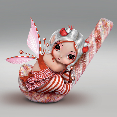 ASHTON DRAKE FAIRY SWEET CHRISTMAS #3 CANDY CANE CRAZY  